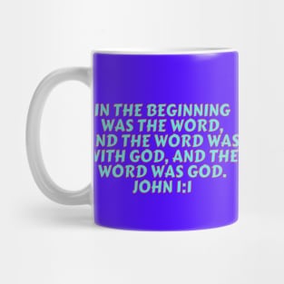 Bible Verse John 1:1 Mug